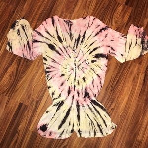 Tie dye romper